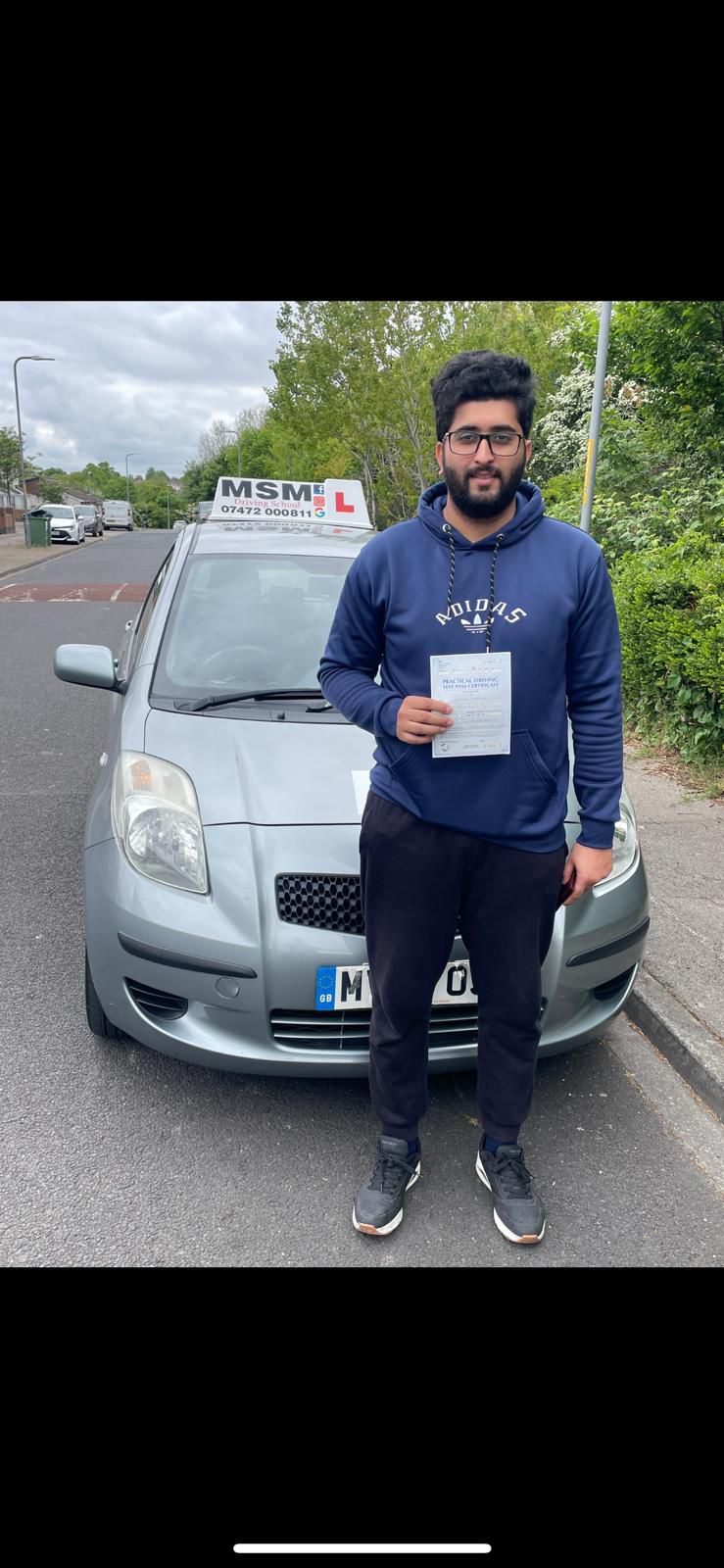 MSM Driving School learner passing their driving test in Middlesbrough