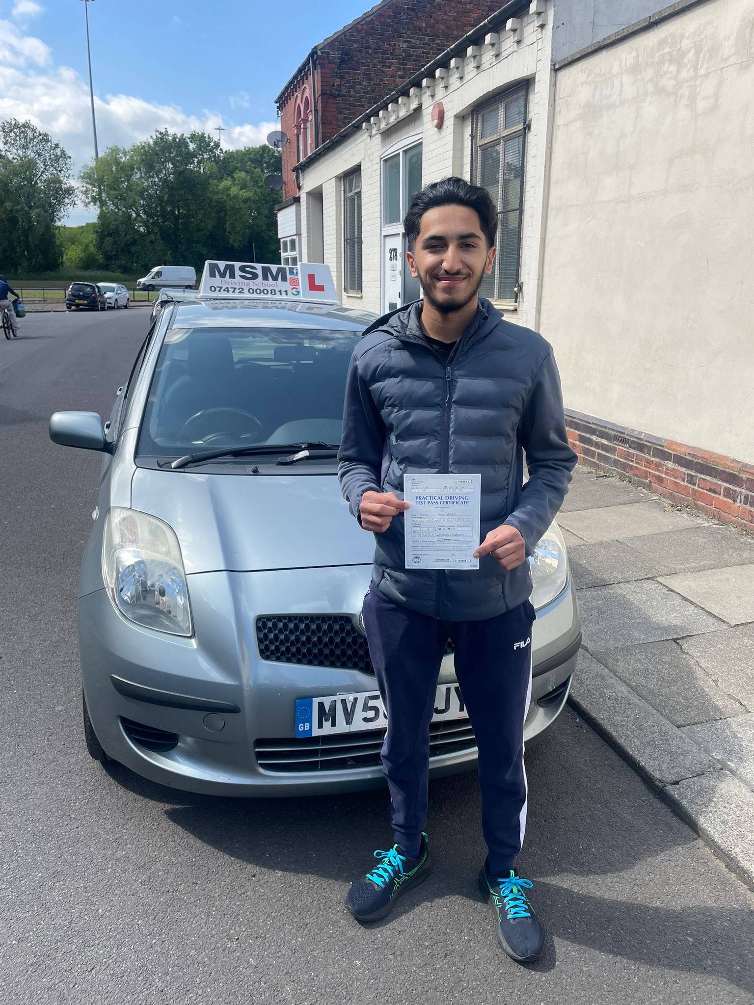 MSM Driving School learner passing their driving test in Middlesbrough