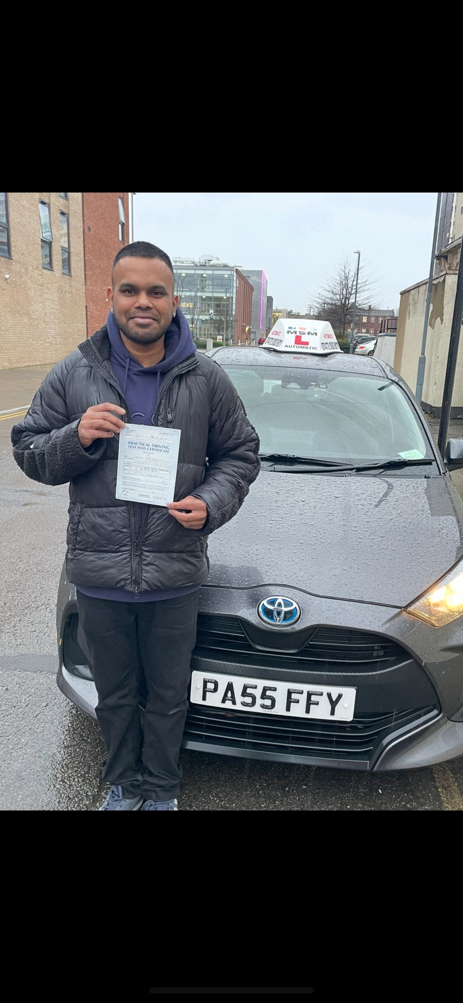 MSM Driving School learner passing their driving test in Middlesbrough