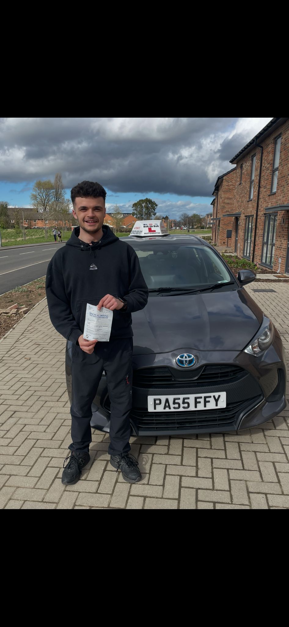 MSM Driving School learner passing their driving test in Middlesbrough