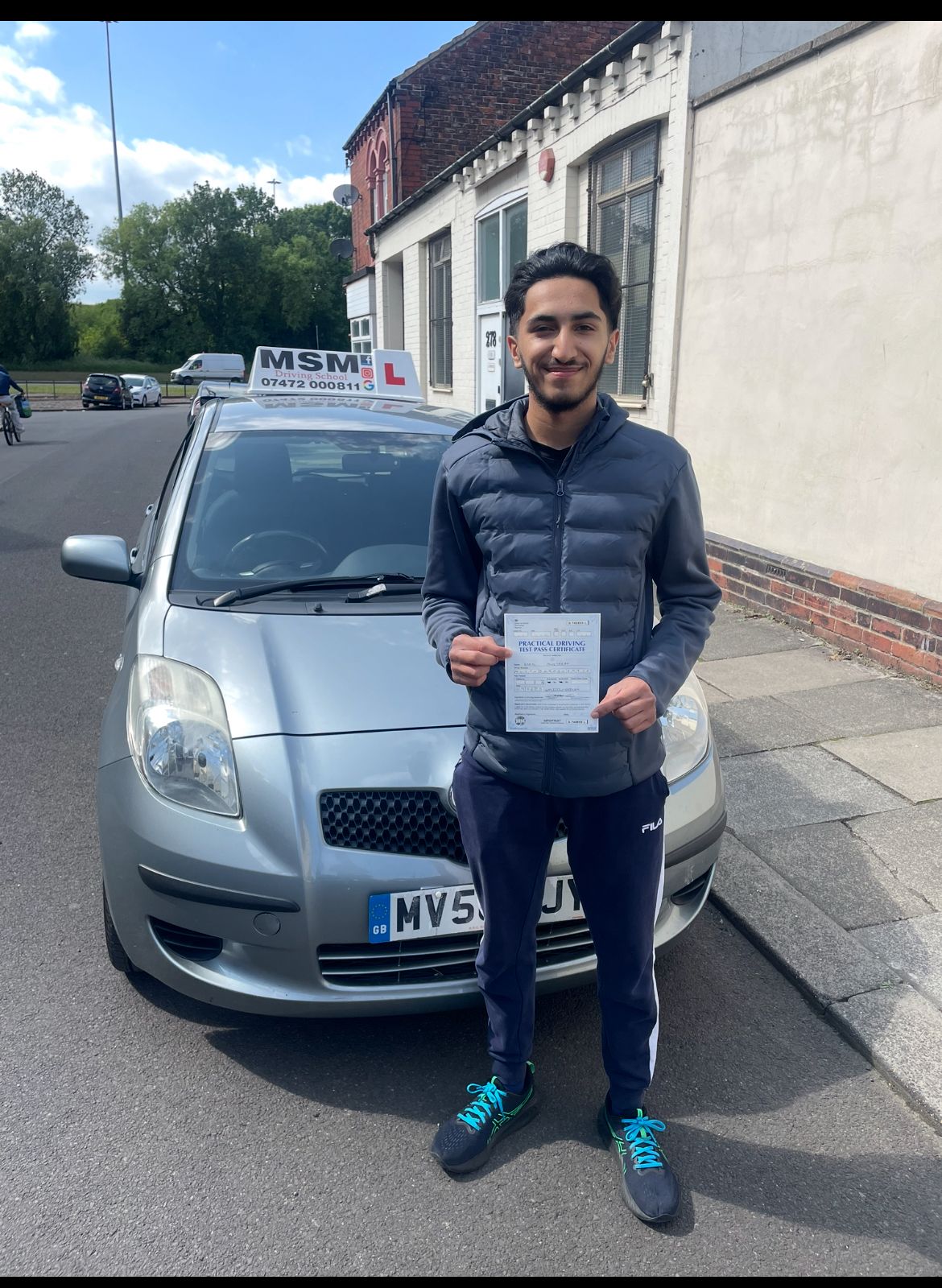 MSM Driving School learner passing their driving test in Middlesbrough